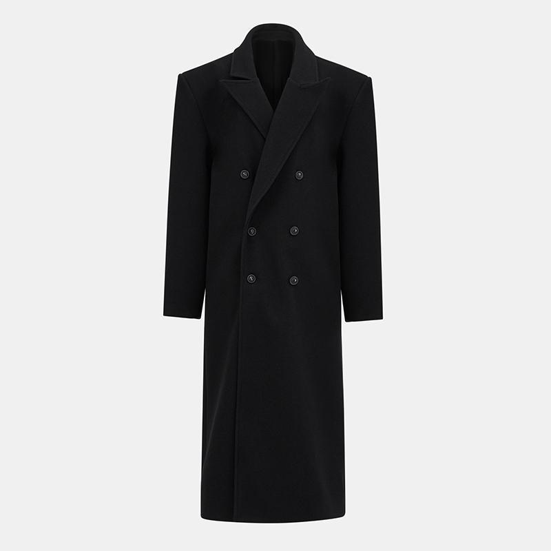 Autumn And Winter Temperament Commute Suit Collar Long Woolen Coat - Image 3