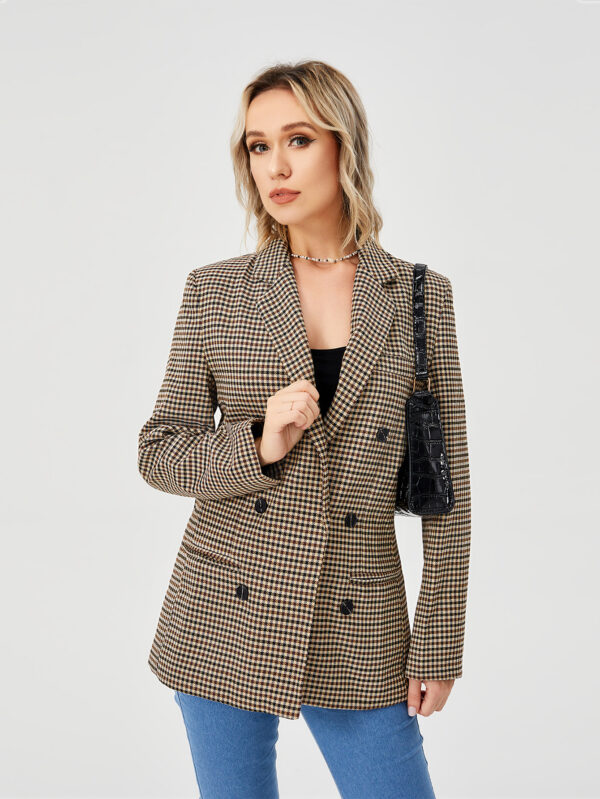 Womens Casual Blazer Jacket  Long Sleeve Work 0ffice Blazer Lapel  Jacket - Image 7