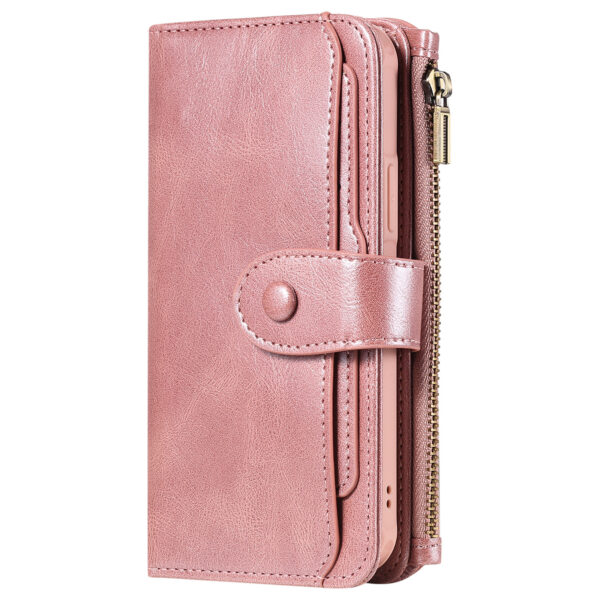 Applicable To 16 Mobile Phone Leather Case Retro Multi-function Card Wallet Split Magnetic Anti-fall Shell - Image 6
