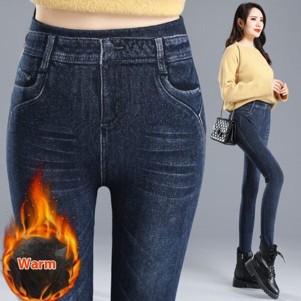 Women's Leggings Ankle Tight High Waist Oversized Pencil Pants - Image 7