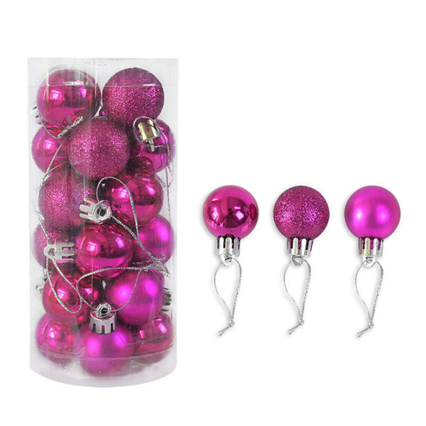 Christmas Decoration Shiny Matte Christmas Ball - Image 2