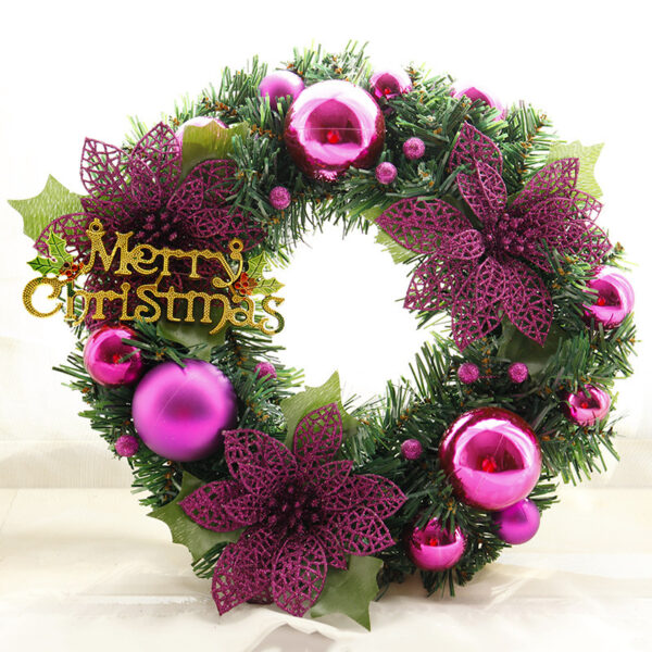 Christmas Decorations Christmas Wreath Home Decor For Home Garden Decorations Mall Door Decoration - Image 6