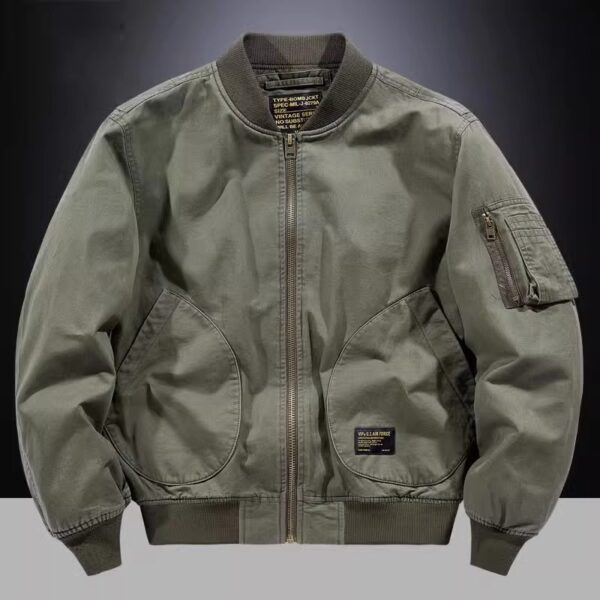 Baseball Men's Fashion Spring And Autumn Pilot Jacket - Image 2