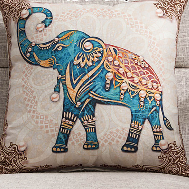 Elephant pillow cushion cover - Image 3