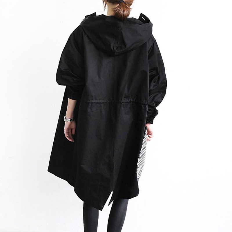 Oversized Women's Korean Style Slim Windbreaker - Image 7