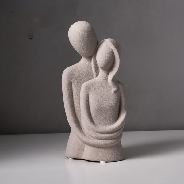 Living Room Decoration Nordic Home Decoration AbstractFigure Statue Modern Art Sculpture Aesthetic Room Decor Statue Of Love - Image 6