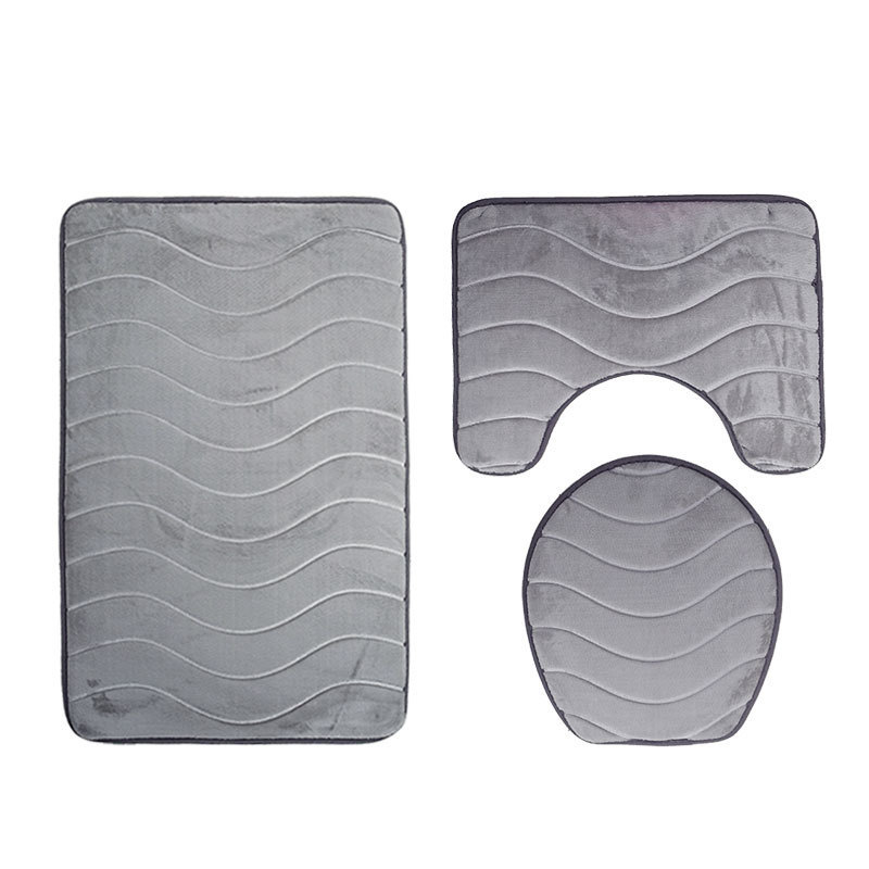 Three-piece Toilet Seat Toilet Mat Bathroom Non-slip Mat - Image 10
