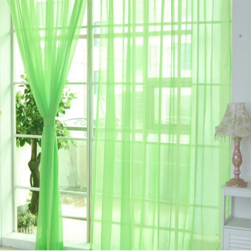 Curtains Solid Tulle Modern Curtains For Living Room Transparent Tulle Curtains Window Sheer For The Bedroom - Image 5