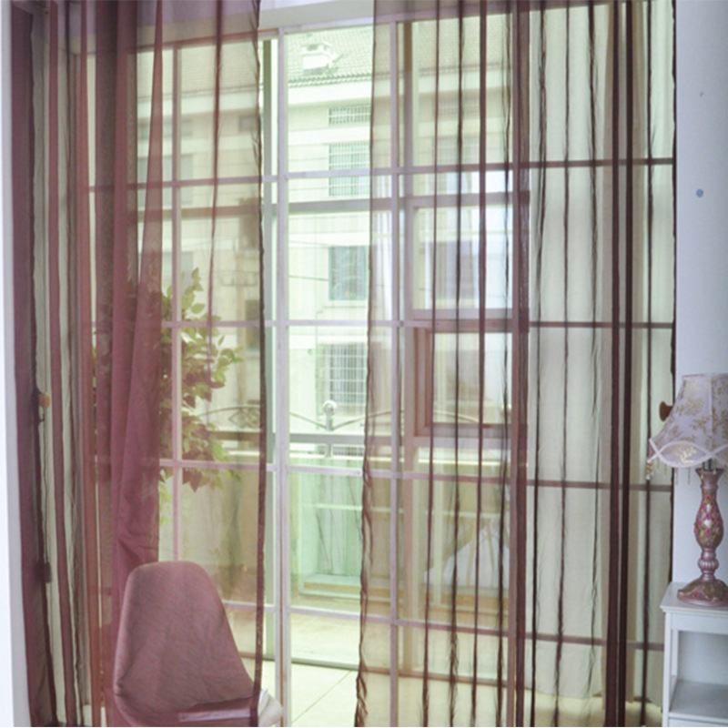 Curtains Solid Tulle Modern Curtains For Living Room Transparent Tulle Curtains Window Sheer For The Bedroom - Image 10