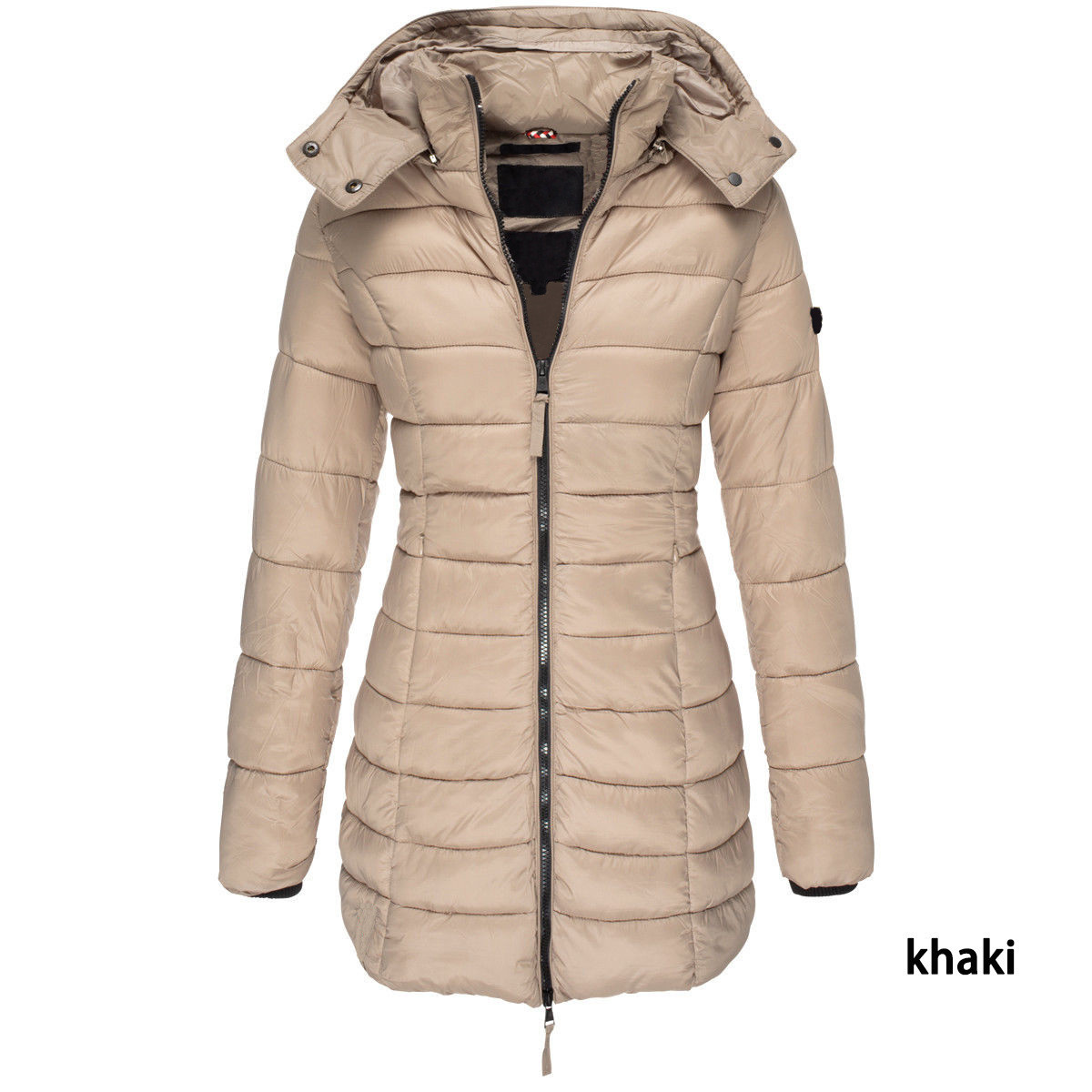 Mid-length Slim-fit Quilted Jacket - Image 4