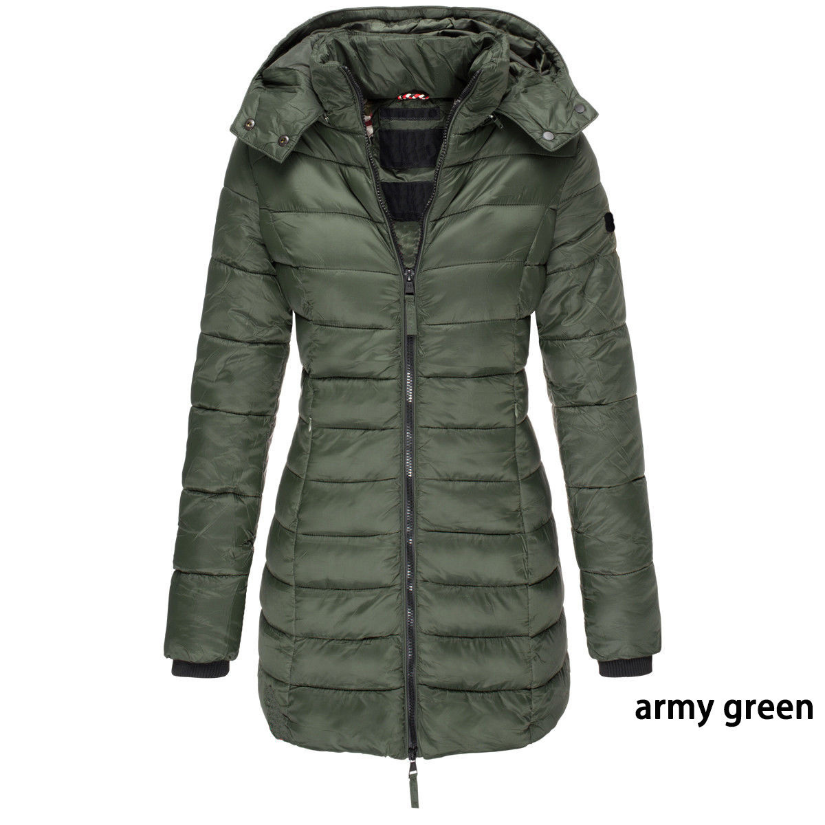 Mid-length Slim-fit Quilted Jacket - Image 7
