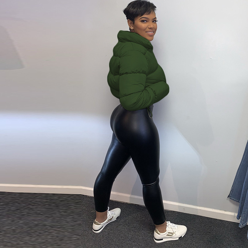 Women's down jacket with adjustable elastic hem - Image 7