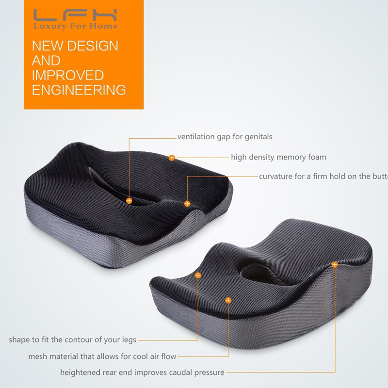 Coccyx Orthopedic Comfortable Memory Foam Chair Car Seat Cushion for Lower Back Tailbone Medical Hemorrhoids Cushion Almofadas - Image 5