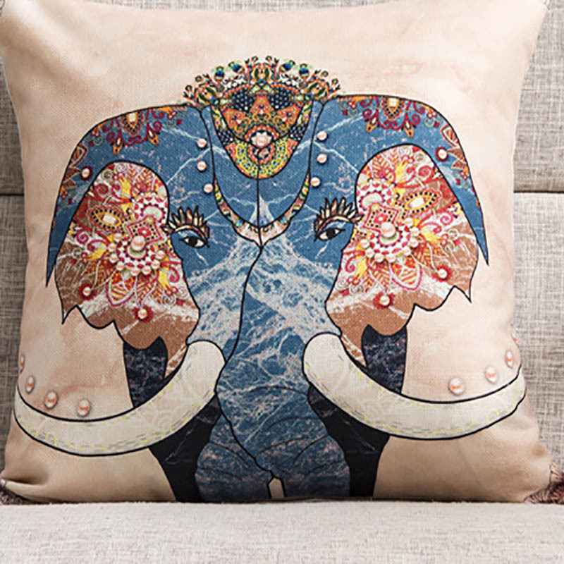 Elephant pillow cushion cover - Image 2