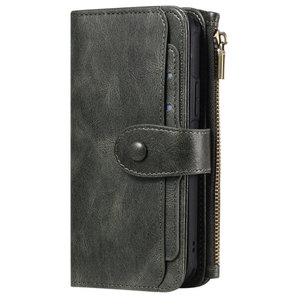 Applicable To 16 Mobile Phone Leather Case Retro Multi-function Card Wallet Split Magnetic Anti-fall Shell - Image 8