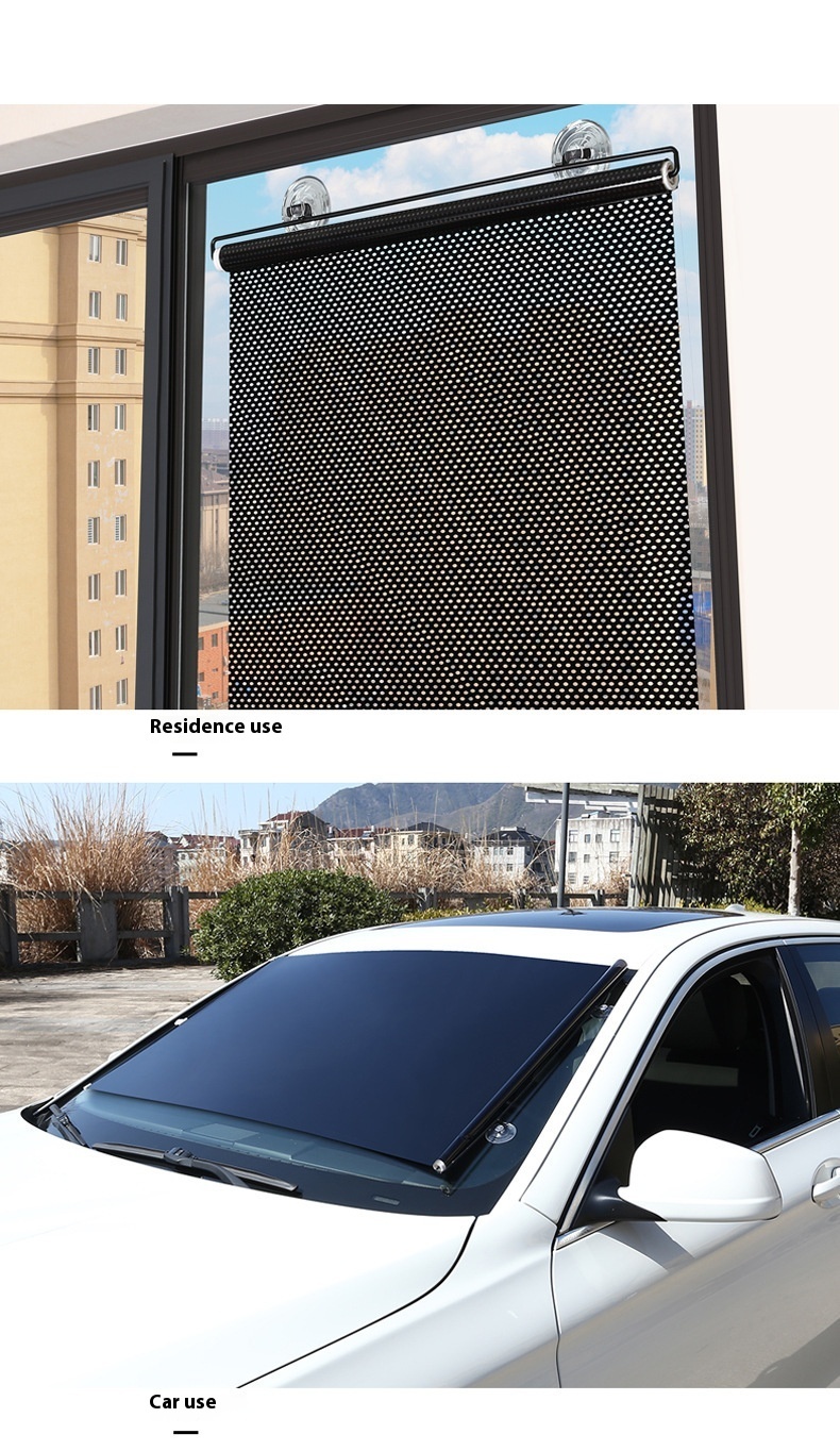 Household Window Sun Protection Punch-free Shading Balcony Shutter - Image 6
