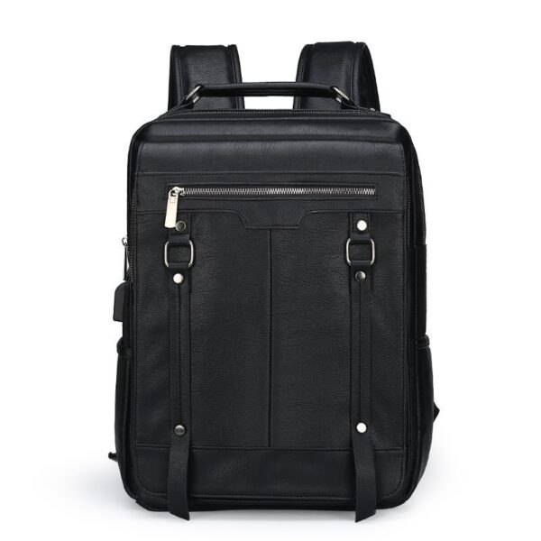 Men's Casual Backpack High School Junior High School Student Schoolbag Simple - Image 3