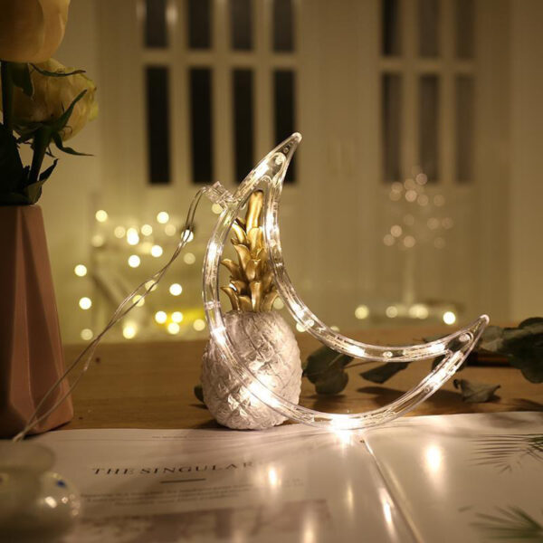 Christmas LED Suction Cup Chandelier Santa Claus Elk Snowman Lights Holiday Party Window Decor Lamps Battery Powered - Image 9