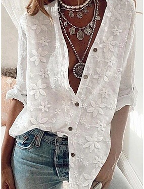 Ethnic Style Fashion Personalized Women's Shirt - Image 7