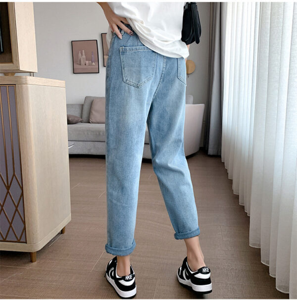 Women's High Waist Jeans Loose Slimming - Image 3