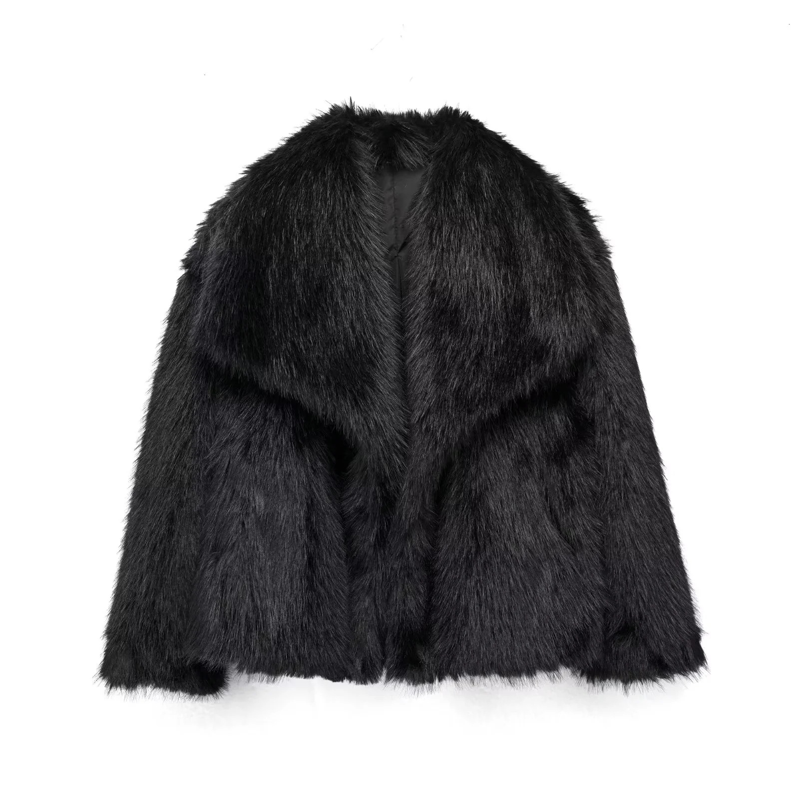 Artificial Fur Mink-like Coat Winter Coat European And American Socialite Style Top - Image 2