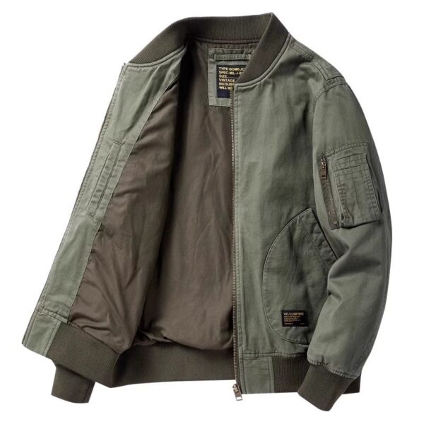 Baseball Men's Fashion Spring And Autumn Pilot Jacket - Image 4