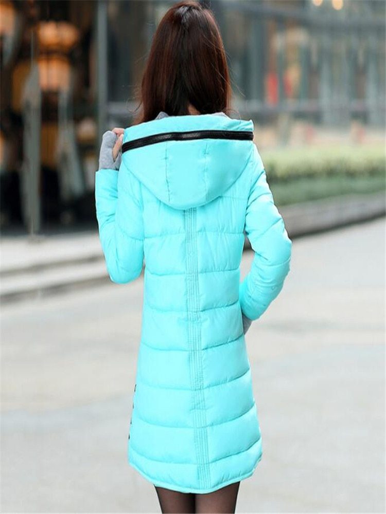 Down Padded Jacket Padded Hooded Gloves Padded Jacket Winter Coat Padded Jacket - Image 9
