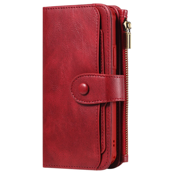 Applicable To 16 Mobile Phone Leather Case Retro Multi-function Card Wallet Split Magnetic Anti-fall Shell - Image 5