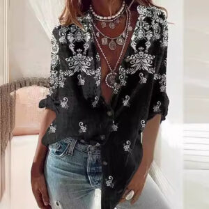 Ethnic Style Fashion Personalized Women's Shirt