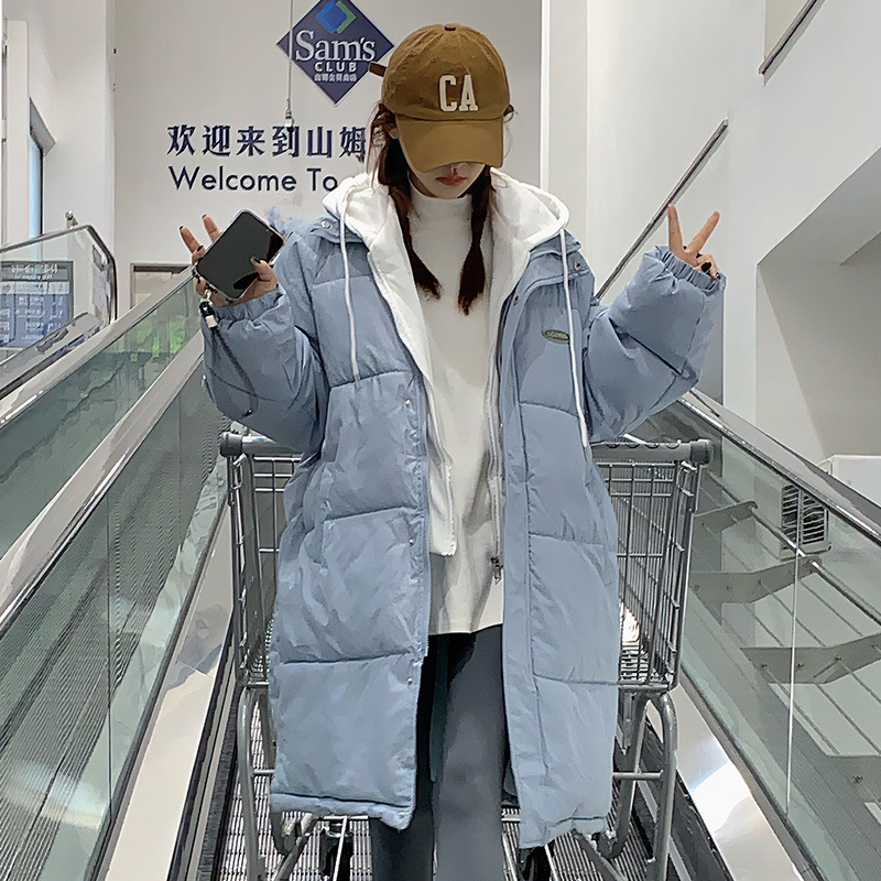 Winter Down Cotton Jacket Women's Coat Korean-style Mid-length - Image 5