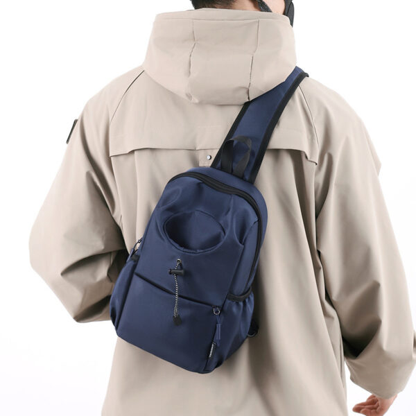 Men's Oxford Cloth Splash-proof Shoulder Crossbody Chest Bag - Image 6
