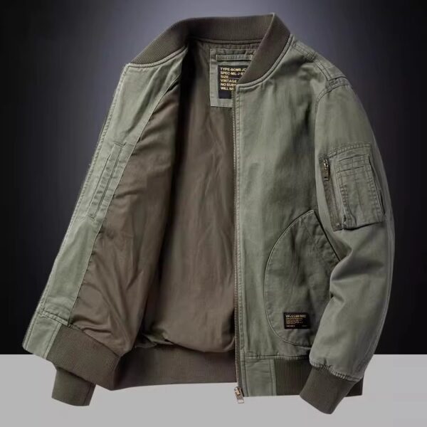 Baseball Men's Fashion Spring And Autumn Pilot Jacket - Image 6