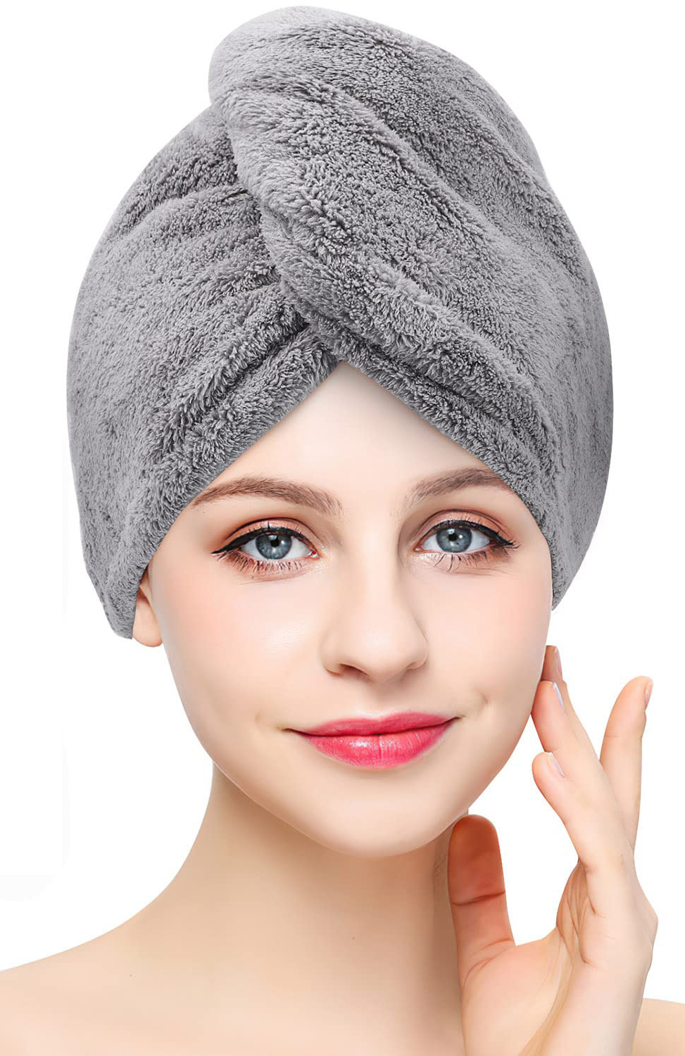 Fashion Hair Drying Towel Shower Cap - Image 9