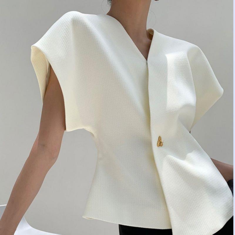 Vest Suit French Style Temperament Top For Women - Image 4