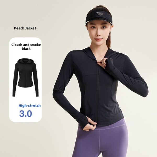 UPF50 Lightweight Sun Protection Clothing Women's Breathable Ice Hooded - Image 2