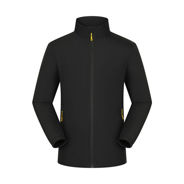 Waterproof Stand Collar Workwear Men's Jacket - Image 8