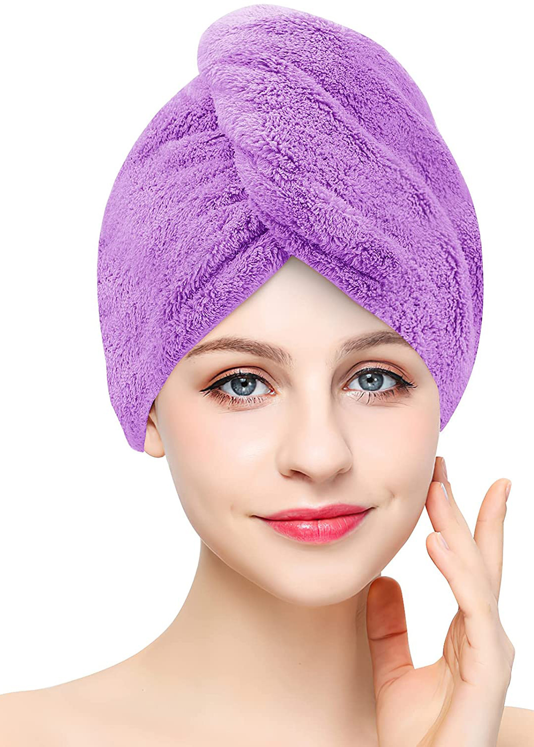 Fashion Hair Drying Towel Shower Cap - Image 7