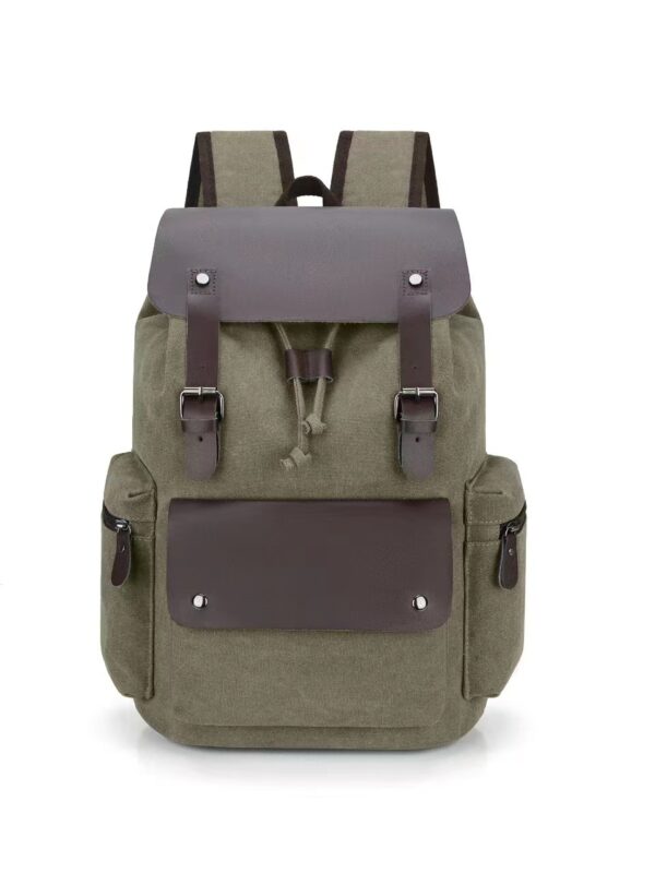 Retro Wear-resistant Large-capacity Backpack - Image 7