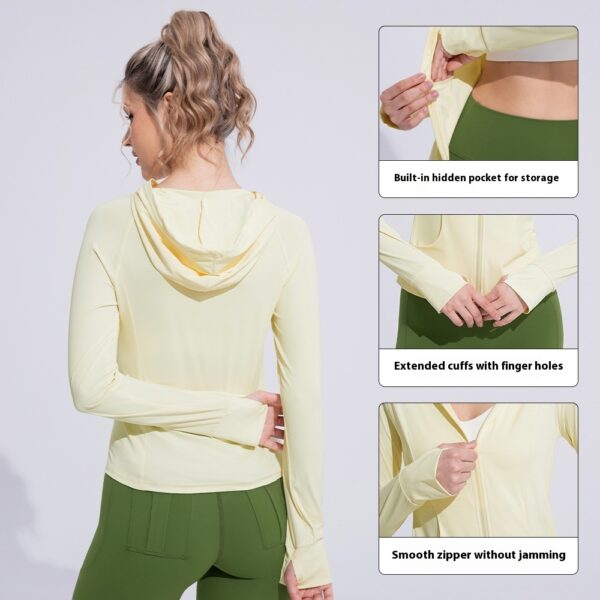 Women's Summer UV Protection Long Sleeve Cool Feeling Ice Silk Sun Protection Clothing - Image 7