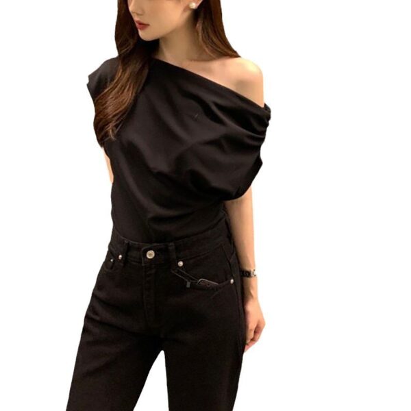 Summer New Niche Irregular Shoulder Design Sense - Image 10