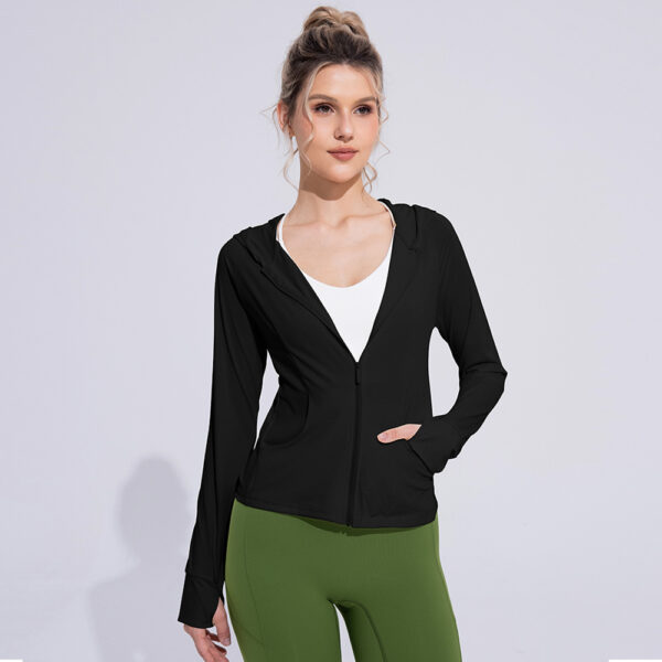 Women's Summer UV Protection Long Sleeve Cool Feeling Ice Silk Sun Protection Clothing - Image 9