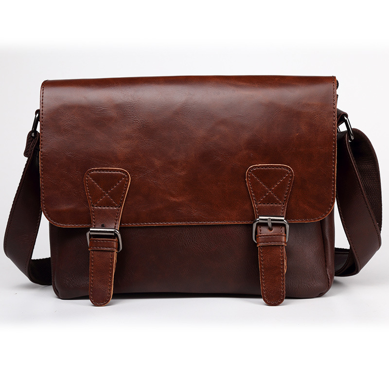 Men's Fashion Unique One-shoulder Vintage Satchel - Image 5