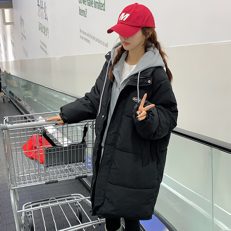 Winter Down Cotton Jacket Women's Coat Korean-style Mid-length - Image 2