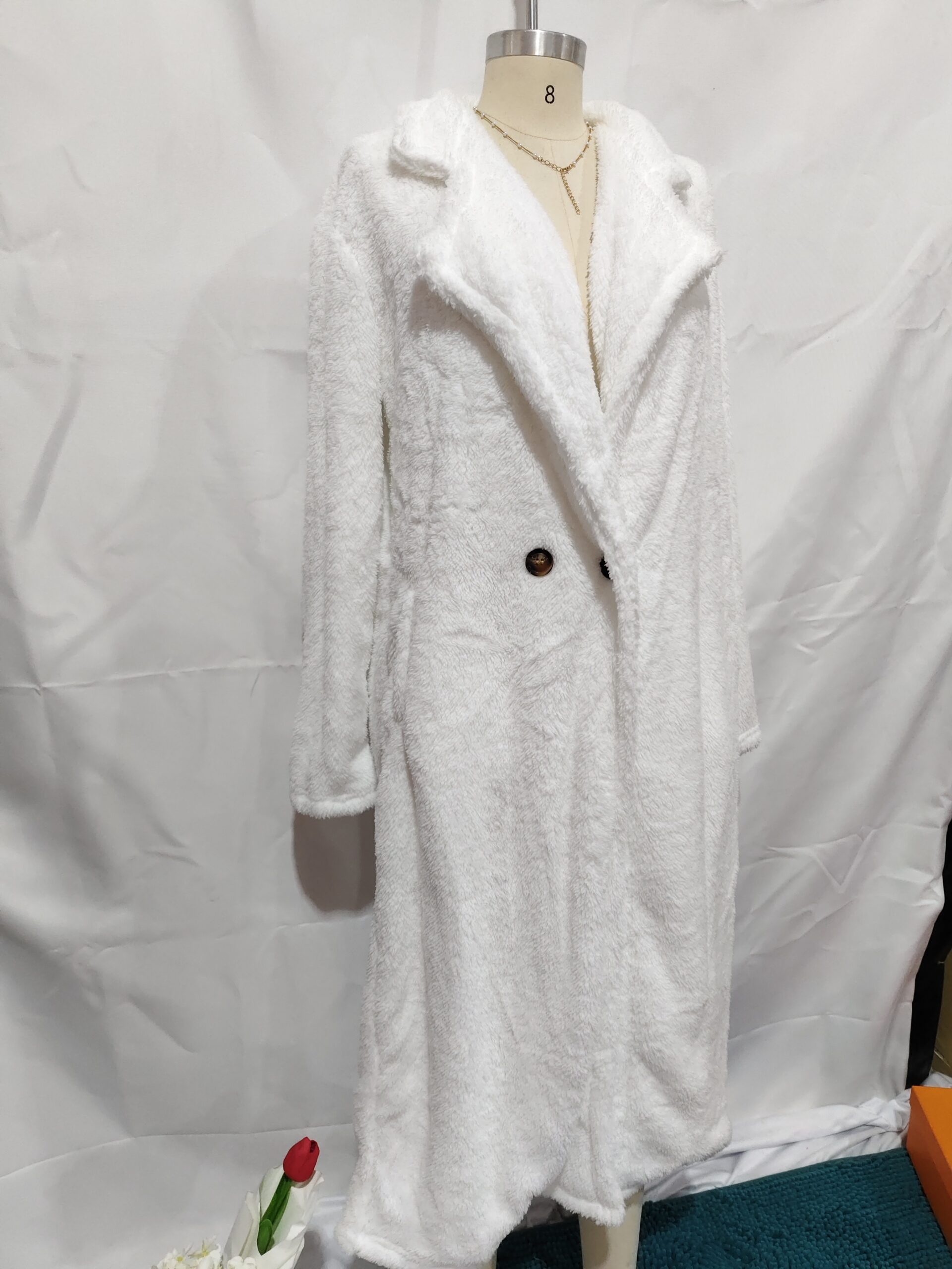 Dames Winter Lang Bont vest - Image 2