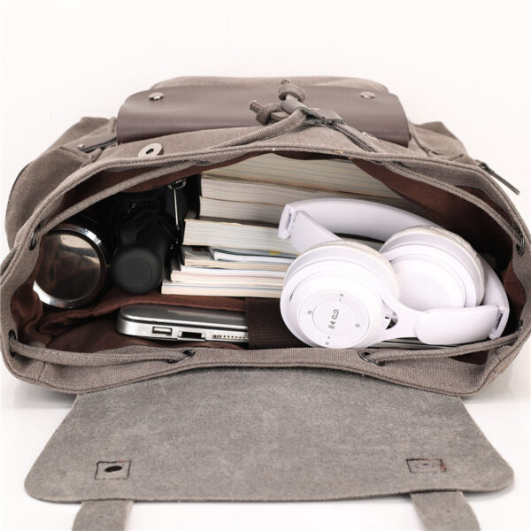 Retro Wear-resistant Large-capacity Backpack - Image 5