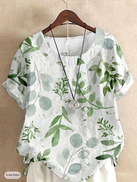 Digital Printed All-matching Women's Fashion T-shirt - Image 4