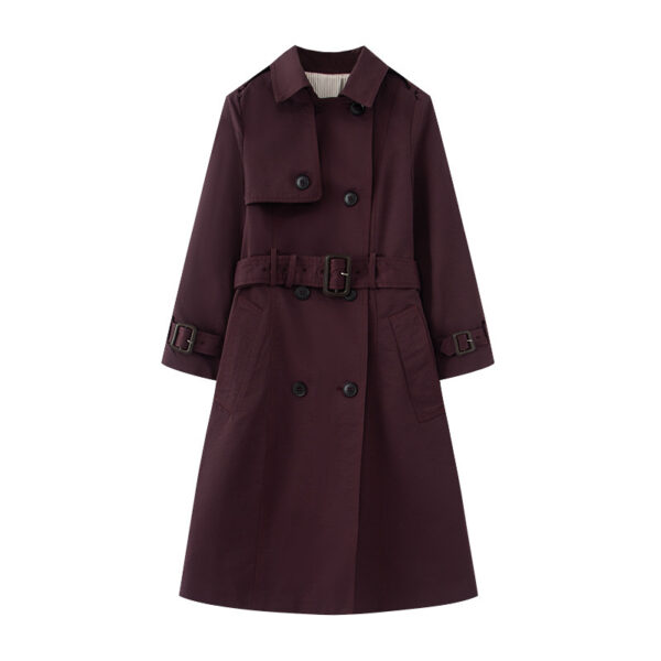 Trench Mid-length British Trench Coat - Image 6