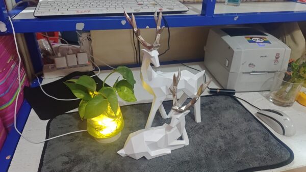 Deers Sculpture Resin Deer Statue Decoration Home Decor Statues Deer Figurines Modern Decoration Deers Table Ornament - Image 9