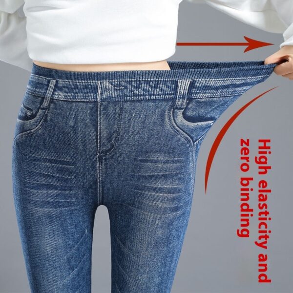 Women's Leggings Ankle Tight High Waist Oversized Pencil Pants - Image 6