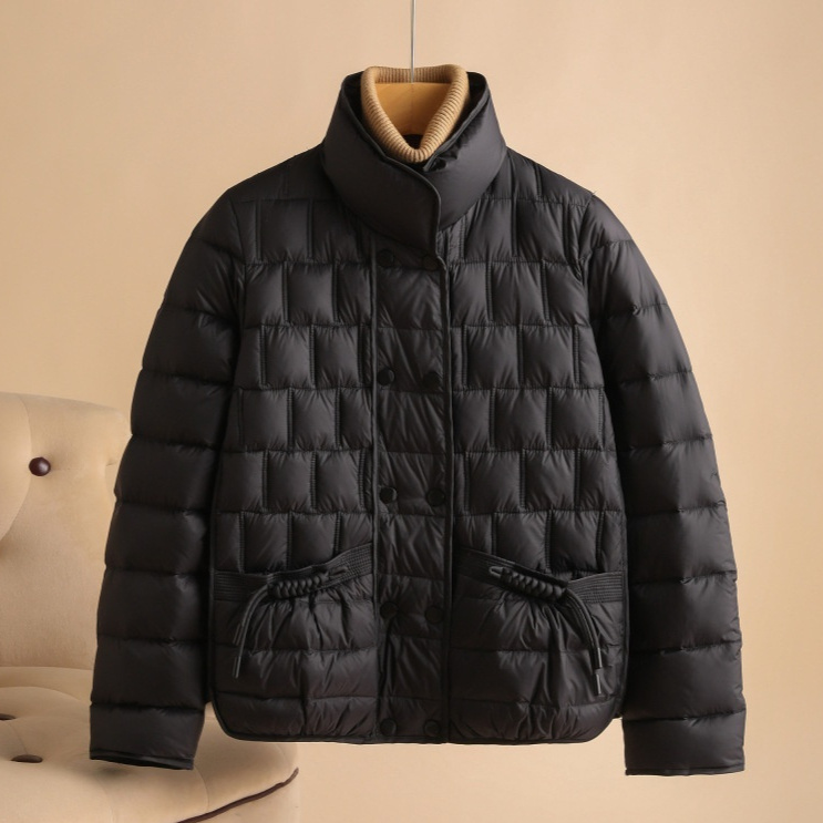 Fashion Simple Thin Lightweight Short Type Down Jacket - Image 2